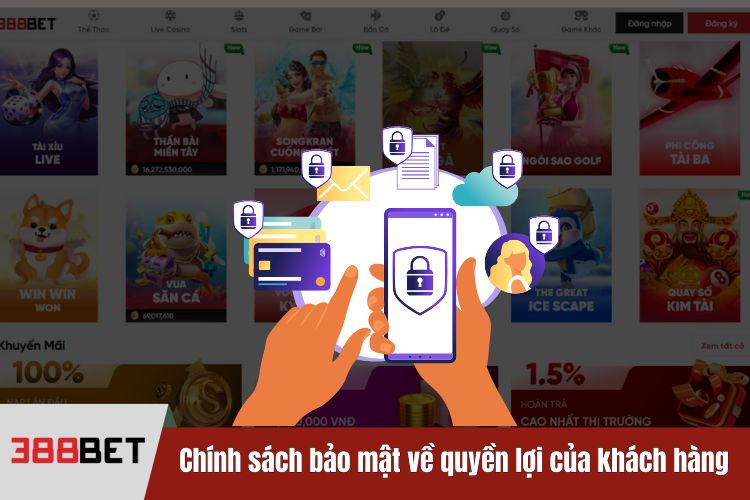 Chính sách bảo mật về quyền lợi của khách hàng 388BET