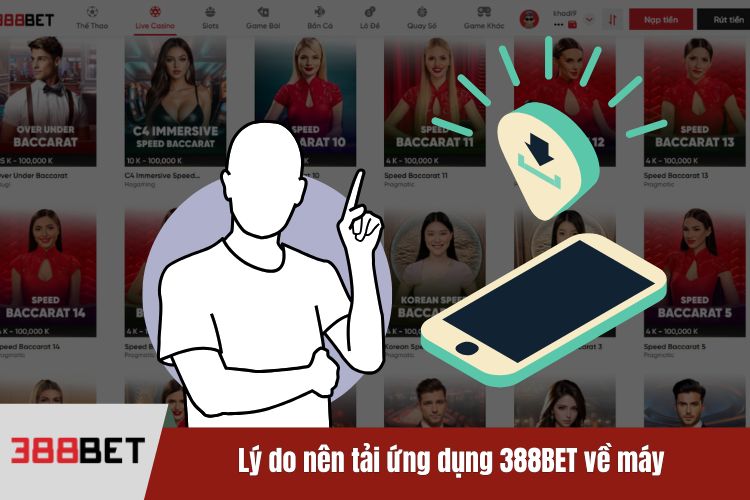 Lý do nên tải ứng dụng 388BET về máy