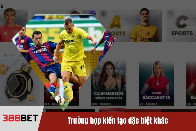 Trường hợp kiến tạo đặc biệt khác